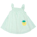 Mint Checks Dress Nawao.com