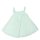 Mint Checks Dress Nawao.com