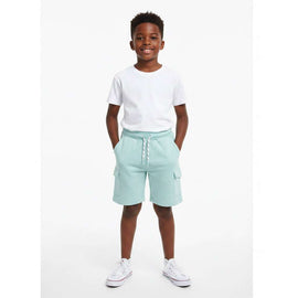 Mint Elasticated Cargo Pocket Shorts Mint Nawao.com