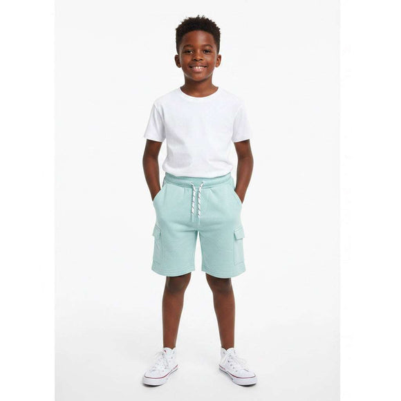 Mint Elasticated Cargo Pocket Shorts Mint Nawao.com