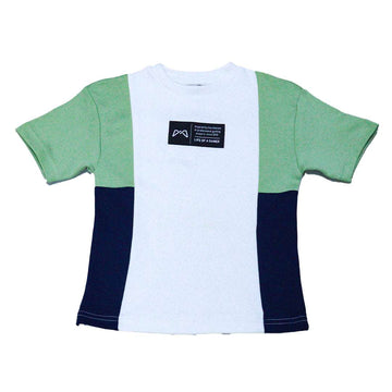 Mint Green Paneled T Shirt And Shorts Set Mint 6 7 Years Nawao.com