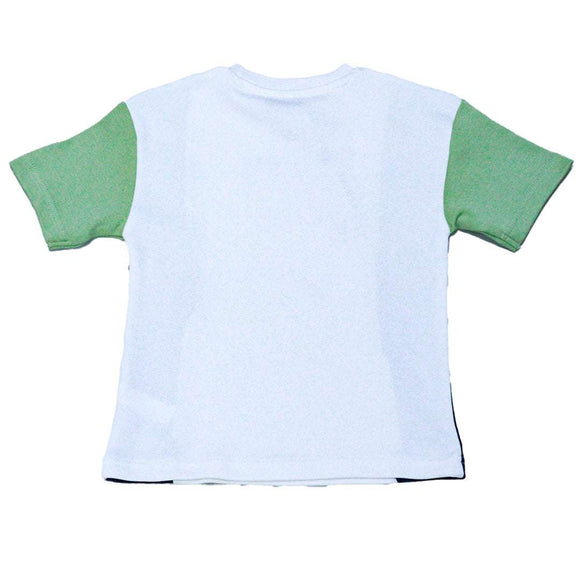 Mint Green Paneled T Shirt And Shorts Set Mint 6 7 Years Nawao.com