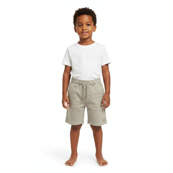 Mint Knitted Denim Pullon Shorts Mint Nawao.com