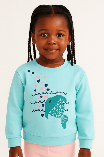 Mint Placement Print Sweatshirts Nawao.com