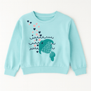 Mint Placement Print Sweatshirts Nawao.com