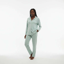Mint Solid Classic Pajama Set Mint Uk10 Nawao.com