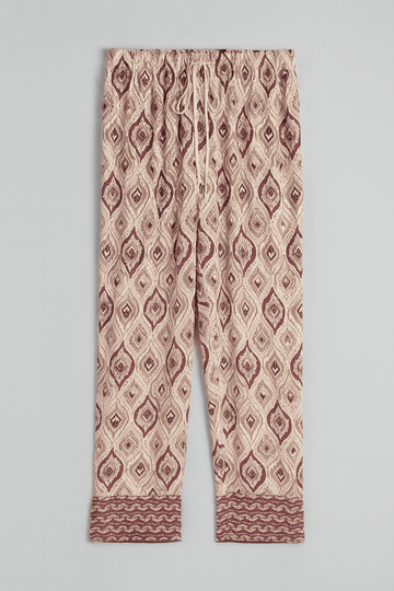 Multi Color Print Table Pyjama Bottom Assorted Nawao.com