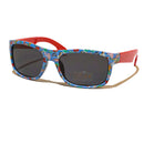 Multicolor Wayfarer Embellished Sunglasses Nawao.com