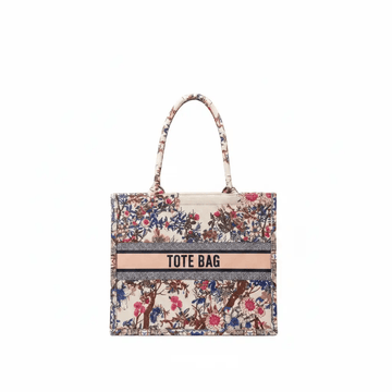 Multicolour Printed Tote Bag Nawao.com