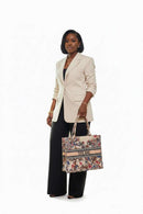 Multicolour Printed Tote Bag Nawao.com