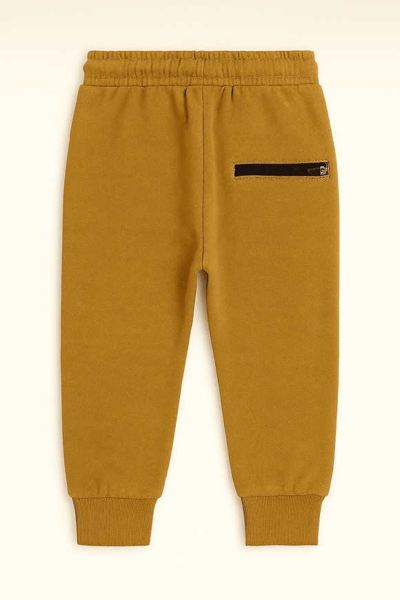 Mustarad Zip Pocket Track Pant Mustard Nawao.com