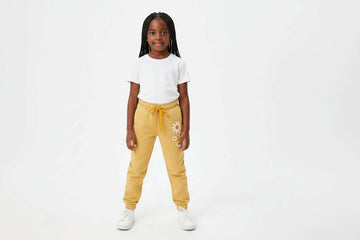 Mustard Placement Print Track Pant Nawao.com