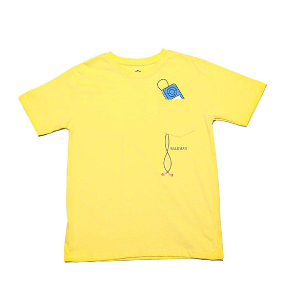 Mustard Walkman Pocket Tee Nawao.com