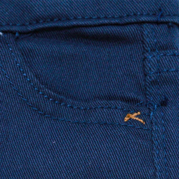 Navy 5 Pocket Coloured Denim Nawao.com