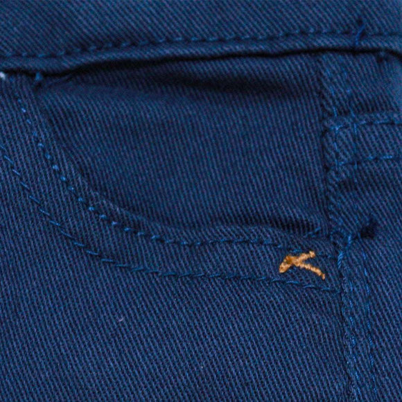 Navy 5 Pocket Coloured Denim Nawao.com