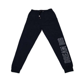 Navy Basic Print Track Pants Nawao.com