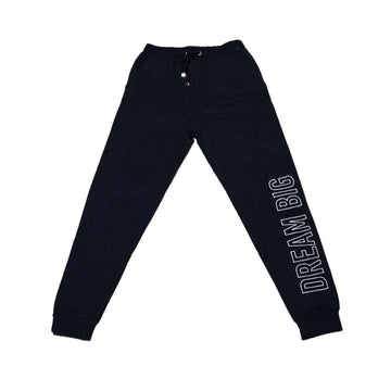 Navy Basic Print Track Pants Nawao.com