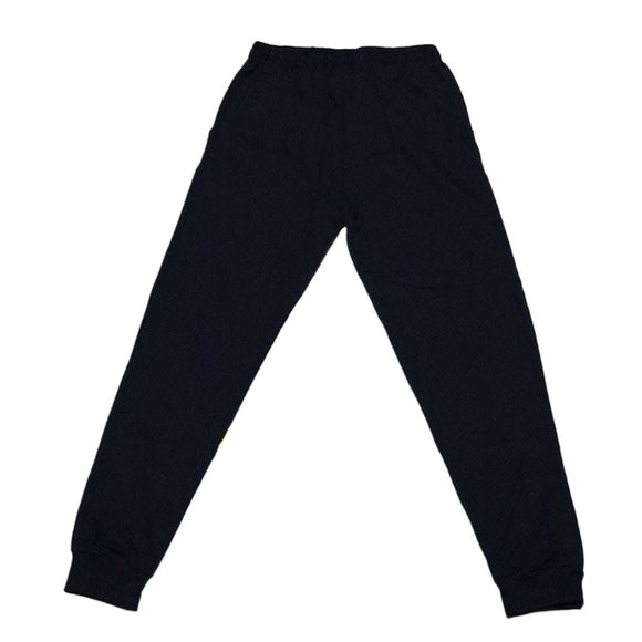 Navy Basic Print Track Pants Nawao.com