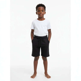 Navy Basic Shorts Black Nawao.com