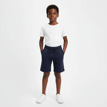 Navy Basic Shorts Navy Nawao.com