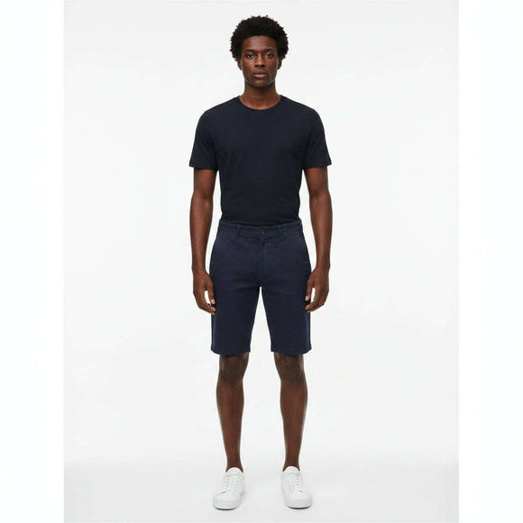 Navy Chino Short Navy Nawao.com