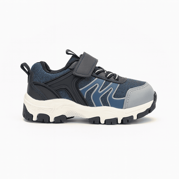 Navy Color Block Trekkers Navy Nawao.com