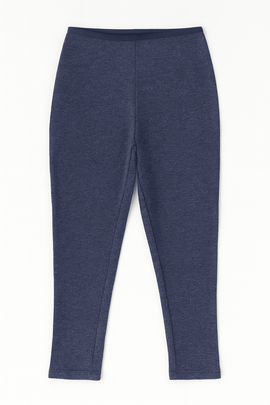 Navy Contrast Tape With Side Bottom Slit Nawao.com