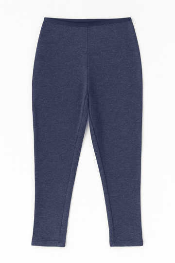 Navy Contrast Tape With Side Bottom Slit Nawao.com