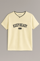 Navy cream Baseball Tee Assorted Nawao.com