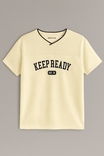Navy cream Baseball Tee Assorted Nawao.com