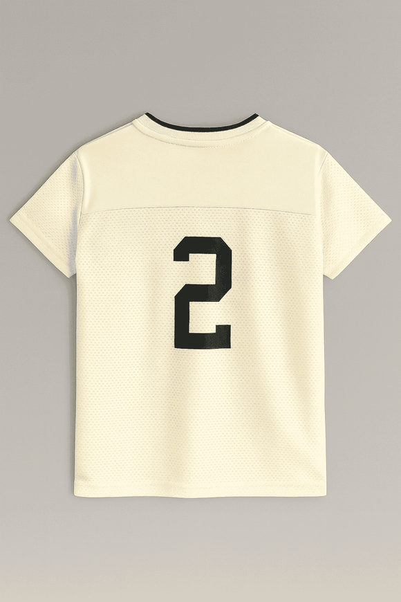 Navy cream Baseball Tee Assorted Nawao.com