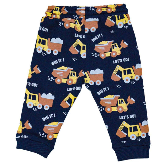 NAVY DIGGER PRINTED ACTIVE PANTS NAVY 18 24 MONTHS Nawao.com