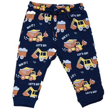NAVY DIGGER PRINTED ACTIVE PANTS NAVY 18 24 MONTHS Nawao.com