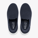 Navy Easy Slip On Shoes Nawao.com