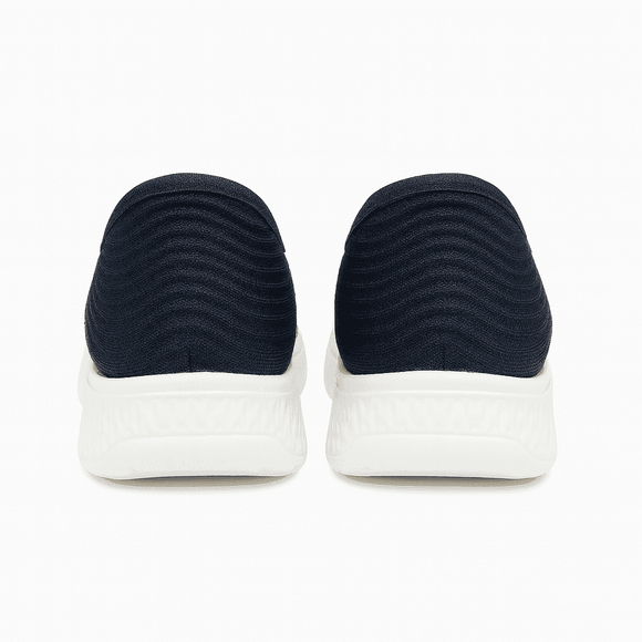 Navy Easy Slip On Shoes Nawao.com
