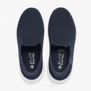 Navy Easy Slip On Shoes Nawao.com