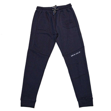 Navy Emboss Active Pants Nawao.com