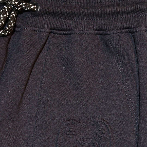Navy Emboss Active Pants Nawao.com