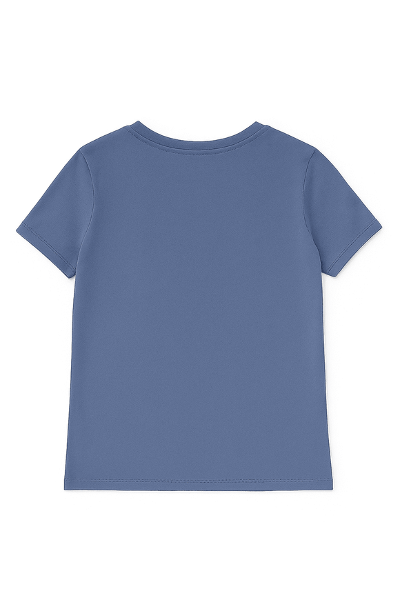 Navy Floral Printed T Shirt Nawao.com