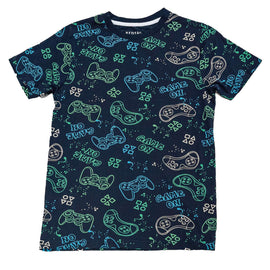 Navy Gaming Aop Night Suit Nawao.com