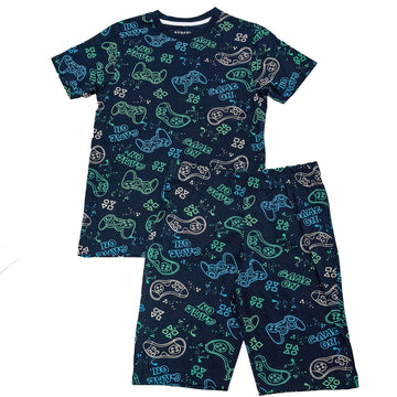 Navy Gaming Aop Night Suit Nawao.com