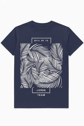 Navy Graphic Tshirt Nawao.com