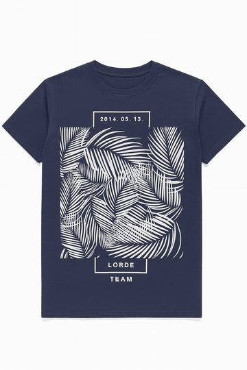 Navy Graphic Tshirt Nawao.com