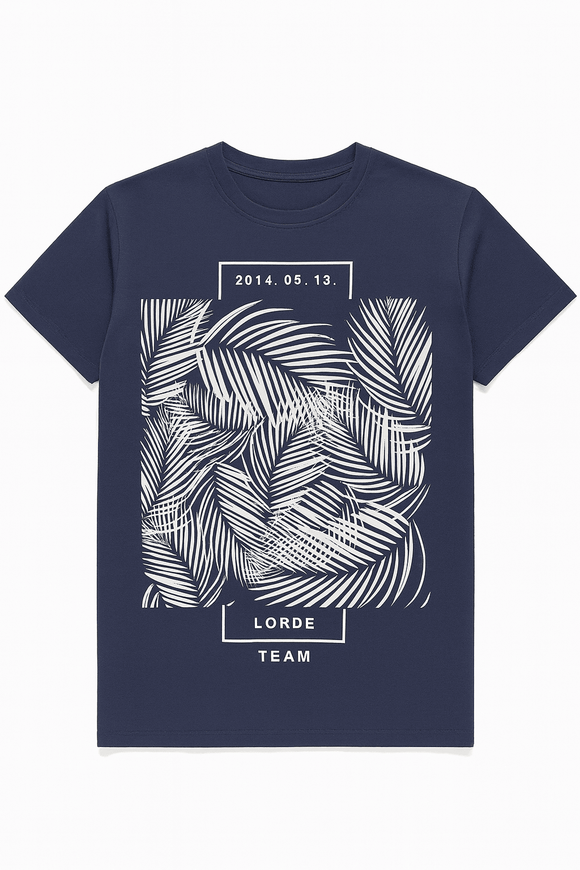 Navy Graphic Tshirt Nawao.com