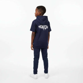 Navy Hoody S S Modal T Shirt Navy Nawao.com