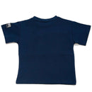 Navy Interlock Drop Shoulder T Shirt Navy Nawao.com
