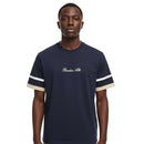 Navy Jacquard T Shirt Nawao.com