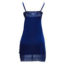 Navy Lace Chemise Nawao.com