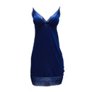 Navy Lace Chemise Nawao.com