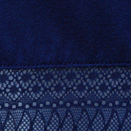 Navy Lace Chemise Nawao.com